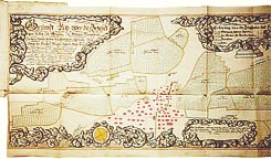 Zehntenplan Benken, 1750