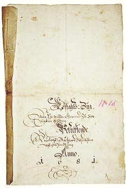 Aktenstück ehemalige Zivilgemeinde Dorlikon, 1681