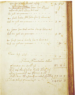 Gemeinderechnungsbuch Oberengstringen, 1749-1799