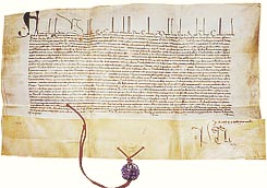 Bulle von Papst alexander VI., 1492