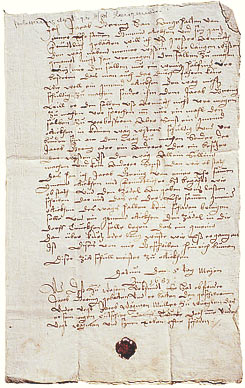 "Zettel" Dorfgemeinde Ottikon, 1683