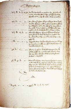 Jahresrechnung 1629 der Kirchgemeinde Uster