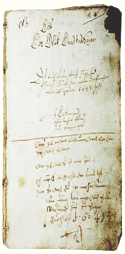 Titleblatt Gemeindebuch Elsau, 1643