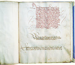 Titelblatt Offnung Hettlingen, 1538